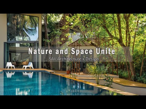 Harmonizing 550 m2 Modern House Design With Tropical Nature and Lunar Landscape