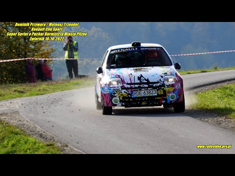 D. Przywara /M. Trznadel- Renault Clio- Super Sprint o Puchar Burmistrza Miasta Pilzno Zwiernik 2022