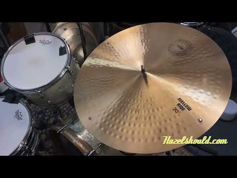 RARE Vintage Paiste SOUND CREATION 20” MELLOW Ride Sizzle 2462 g CLEAN Almost Flat image 7