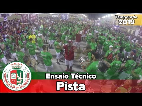 Grande Rio 2019 - Bateria no ensaio técnico (Pista) - Apoteose ao vivo