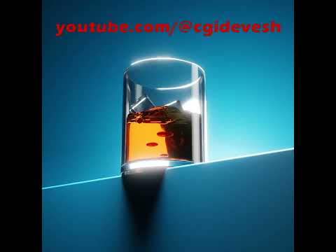 Make a whiskey Glass #shorts #blender #blender3d #3dmodeling #blendertutorial #youtubeshorts