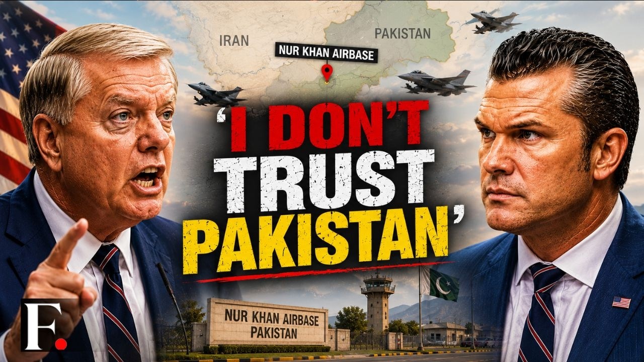 Senator Graham Thrashes Hegseth, Caine on Iran Using Nur Khan Airbase, Says 'I Don't Trust Pakistan'