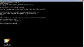 Tutoriel MySQL : Créer une base et un utilisateur en ligne de commande | video2brain.com