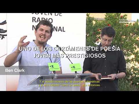 XVIII Premio de Poesía Joven RNE-Fundación Montemadrid