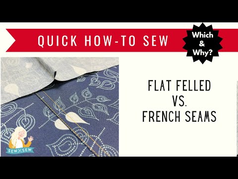 Flat Felled Seams vs. French Seams The Difference and How to Sew