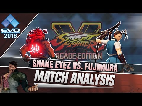 SFV AE Match Analysis: EVO 2018 - Snake Eyez vs. Fujimura