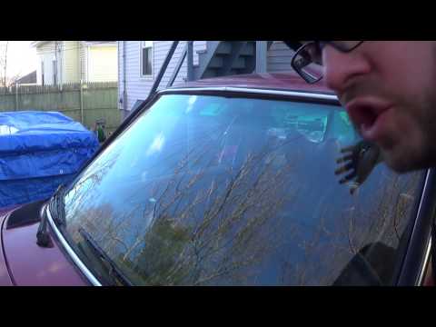 1983 Mercedes-Benz 240D - unexpected broken windshield