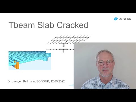 T Beam in a Slab - Nonlinear Analysis