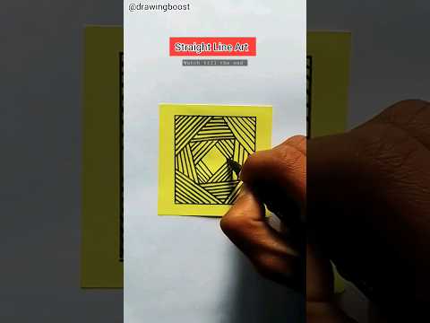Straight line amazing art || #shorts #design #lines