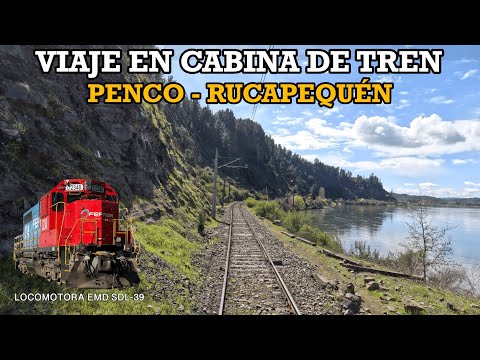 [Cab Ride] Viaje en cabina de tren de Penco a Rucapequén - (Bíobío Chile).