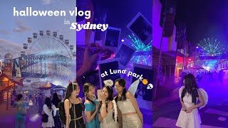 【syd diaries009】ハロウィンの仮装でシドニーの遊園地vlog🎃🎪🎡🎢💀