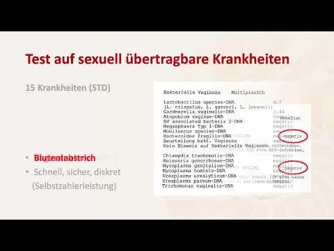 Test auf sexuell übertragbare Krankheiten (STD) - Frauenarztpraxis am Potsdamer Platz