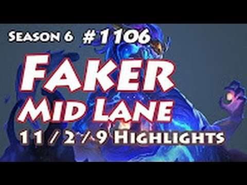 SKT T1 Faker - Aurelion Sol vs Twisted Fate - CLG Huhi, NA LOL SoloQ Highlights