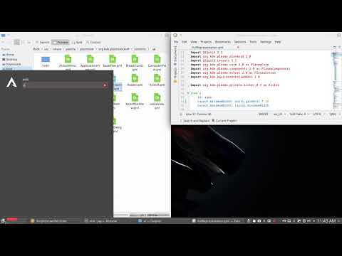 ArcoLinux : 1151 Plasma challenge - updating - application menu fix height and width