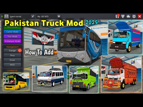 How To Add Pakistan Truck Mod in Bussid 2025 For Bus Simulator Indonesia | Truck Bussid