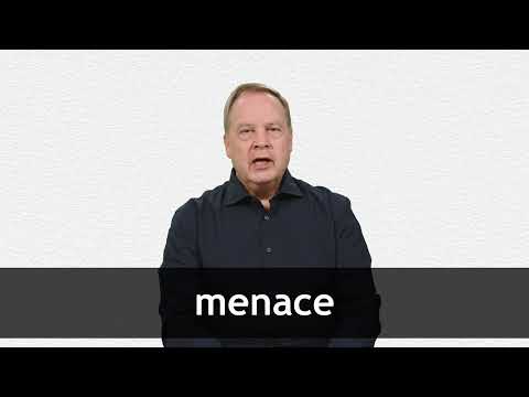 Menace meaning in Hindi, Menace ka kya matlab hota hai