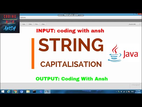 WRITE A JAVA PROGRAM TO INPUT STRING AND CAPITALIZE  IT || JAVA PROGRAM FOR STRING CAPITALIZATION
