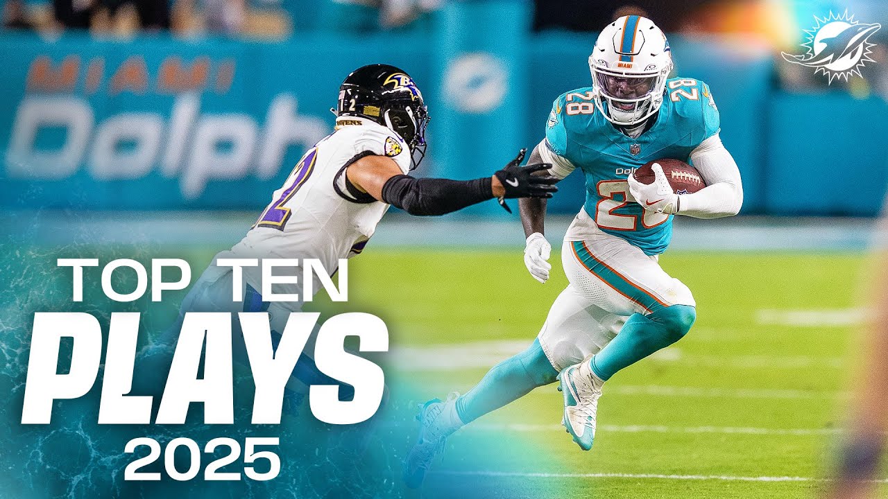 Dolphins Top 10 Plays | 2025 NFL Season