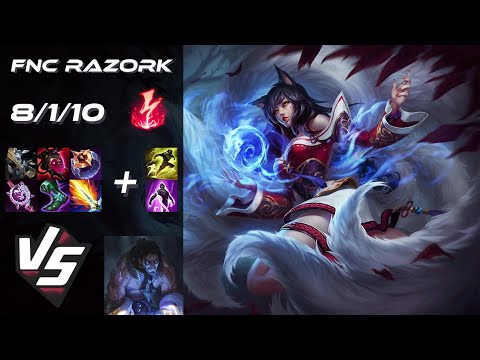 Fnatic Razork MID Ahri vs Sylas - EU Challenger Patch 25.S1.4