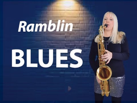 Sax School Student Tracy D - Ramblin Blues Tenor Sax - November 21 Song Challenge