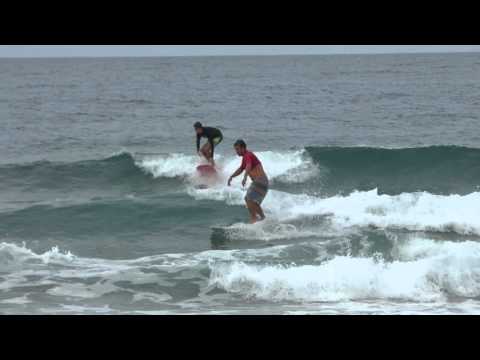 Woolgoolga Longboarders comp - 1 May 16 - Final Heat - first