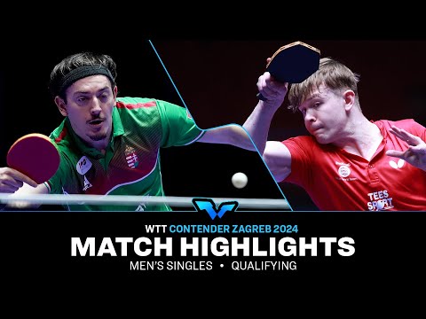 Tom Jarvis vs Bence Majoros | MS Qual | WTT Contender Zagreb 2024