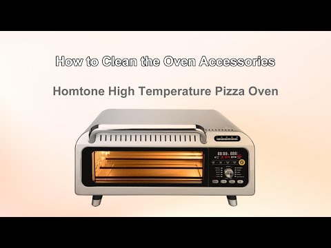 How to Clean Accessories with Your Homtone Pizza Oven | DS-1433-SR