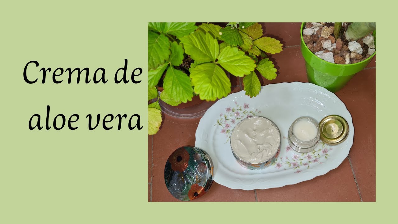 Como hacer una CREMA CON ALOE VERA | COSMETICA CASERA Y NATURAL | 2 FORMAS DE HACER CREMA CON ALOE |