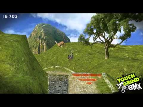 BMX Touchgrind enitire course without slowing down or crashing 'inca hills' - Touchgrind BMX