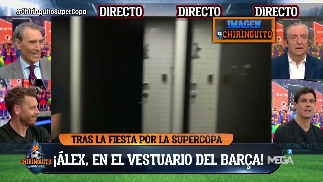 😯 EL VESTUARIO del BARÇA en la FINAL DE LA SUPERCOPA, DESDE DENTRO