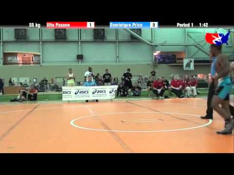 Vito Pasone vs. Dominique Price at 2013 ASICS University Nationals - FS