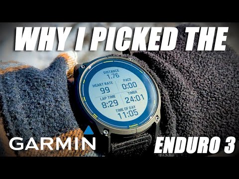 Ich habe mich für die Garmin Enduro 3 statt der Fenix ​​8 entschieden … und hier ist der Grund!