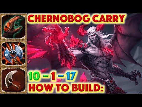 SMITE: HOW TO BUILD CHERNOBOG - Chernobog Carry Build + Gameplay (Smite Season 7 Conquest)