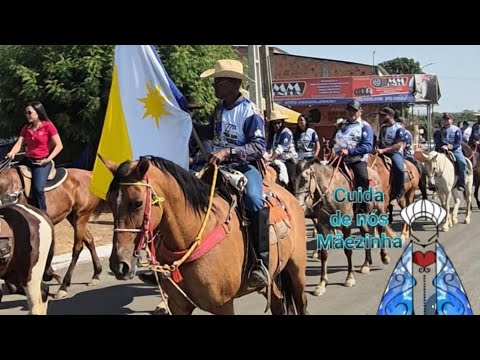 Cavalgada em Honra a Nossa Senhora Aparecida, em Combinado - Tocantins.