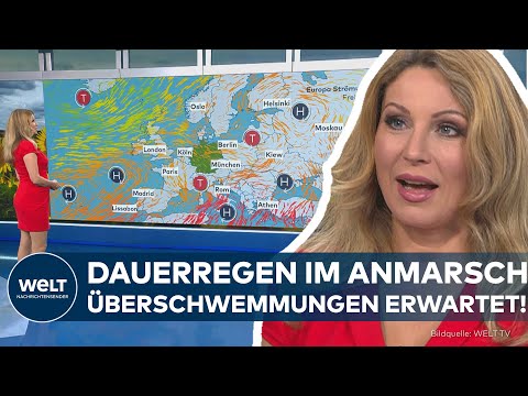 WETTER IN DEUTSCHLAND: Lage bleibt angespannt – Im Süden drohen Überschwemmungen durch Dauerregen!