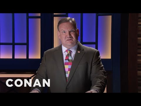 Andy Gets Out In Front Of The Scandal | CONAN on TBS