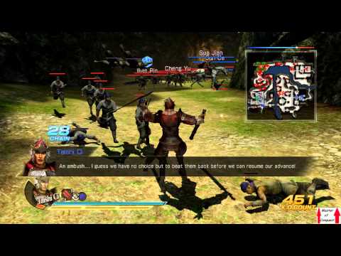 Dynasty Warriors 8 Wu Campaign Hypothetical Battles Part 2 - Pursuit at Shouchun