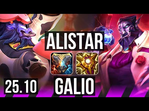 ALISTAR & Senna vs GALIO & Tristana (SUP) | KR Challenger | 25.10