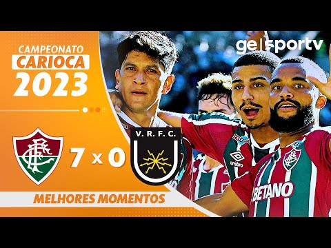 FLUMINENSE 7 X 0 VOLTA REDONDA | MELHORES MOMENTOS | SEMIFINAL CARIOCA 2023 | ge.globo