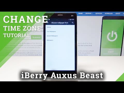 How to Choose Screen Wallpapers on iBerry Auxus Beast