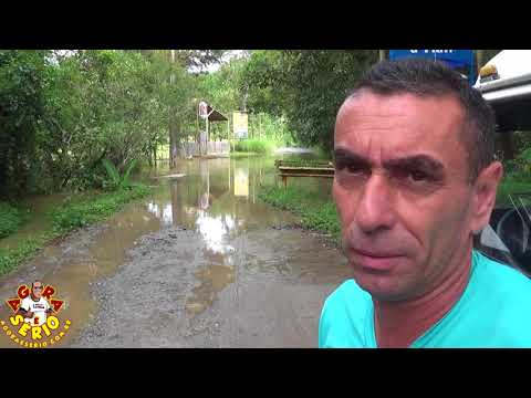 Rio Juquiá transborda e invade as Estrada de Juquitiba e compromete o Transporte Escolar