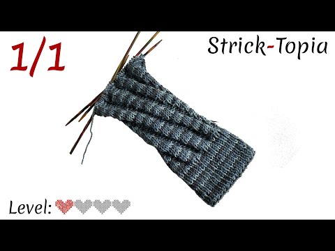 Spiral Muster in Runden stricken leicht gemacht - Video 1/1