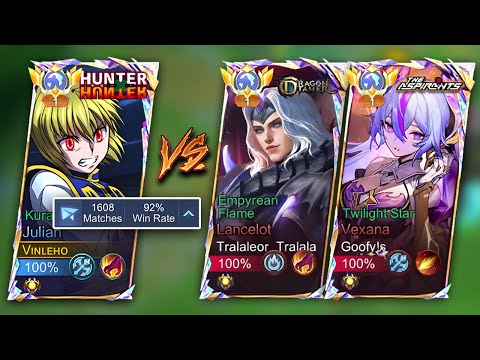 Top 1 Global Julian Vs Top 1 Global Lancelot and Vexana | Who Will Win? | MLBB
