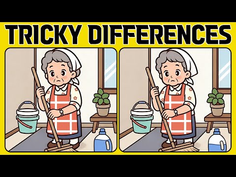 Spot the Difference Mind Stretching Puzzles (A Bit Tricky)