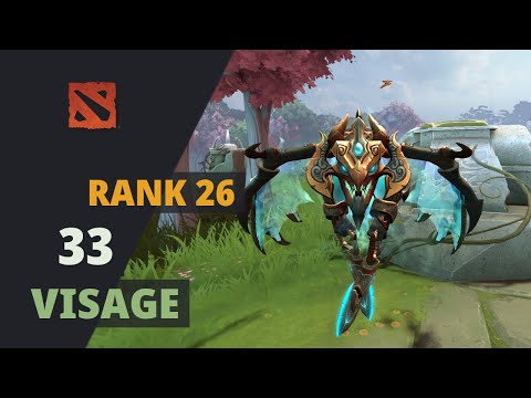 33 (Rank 26) plays Visage Dota 2 Full Game