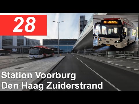 HTM lijn 28: Voorburg Station - Den Haag Zuiderstrand | HTM 2007 | 2023