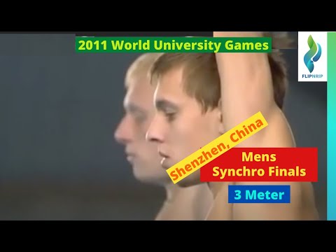 2011 Diving World University Games - Mens Synchro Double 10 meter Platform