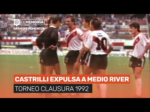CASTRILLI expulsa a medio RIVER en el MONUMENTAL