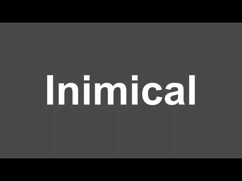 How to Pronounce Inimical | Inimical Pronunciation | How to Say Inimical