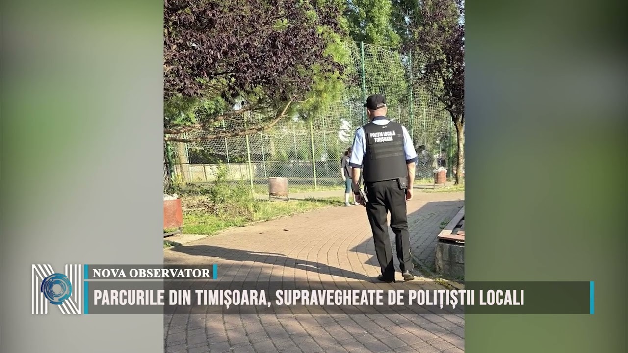 Parcurile din Timișoara, supravegheate de polițiștii locali